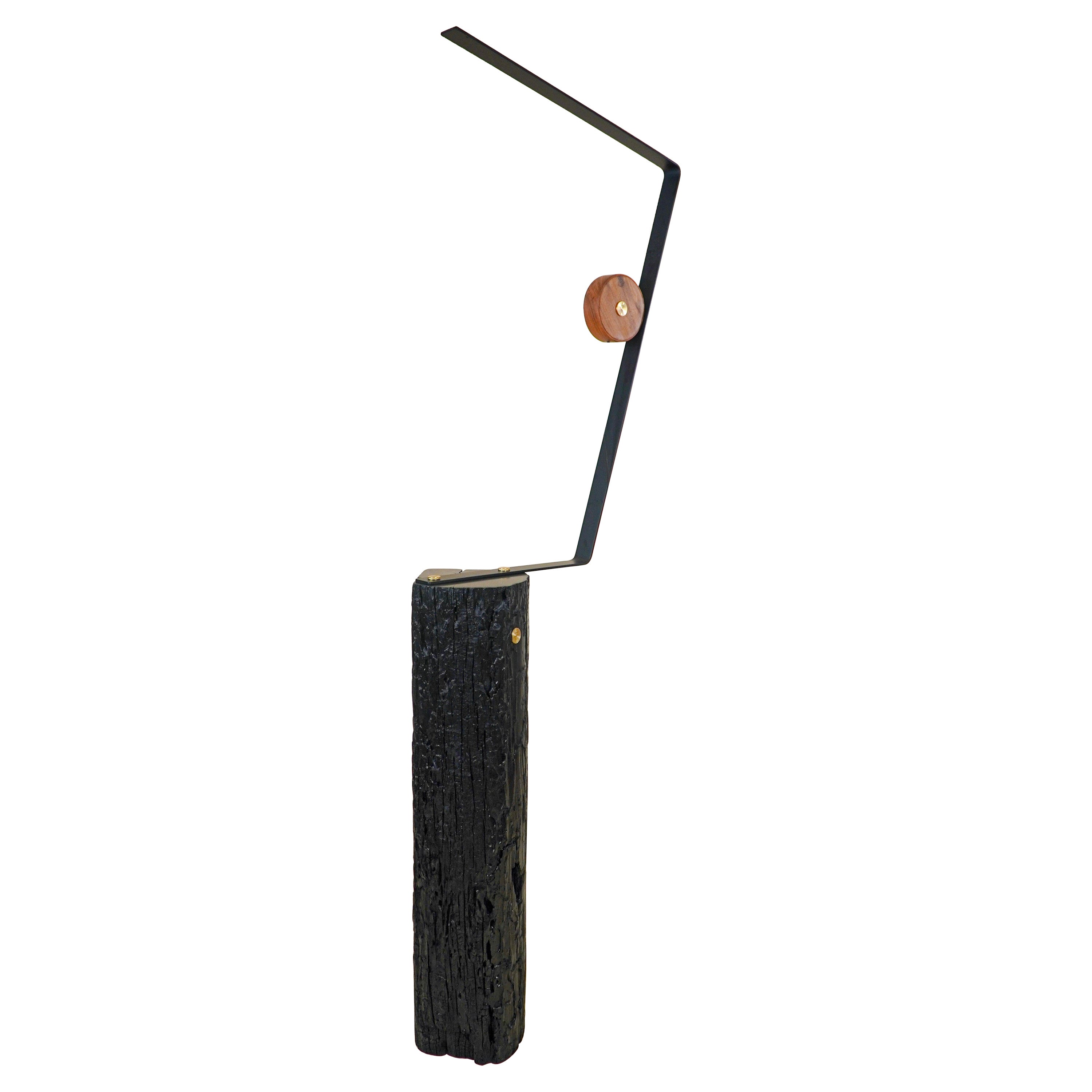 Minimalist Brazilian Handcrafted Floor Lamp ''Reentrâncias'' by Dimitrih Correa