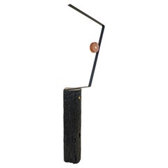 Minimalistische brasilianische Stehlampe ''Reentrâncias'' von Dimitrih Correa, handgefertigt