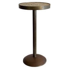 Minimalist Bronze Table with Tile Top