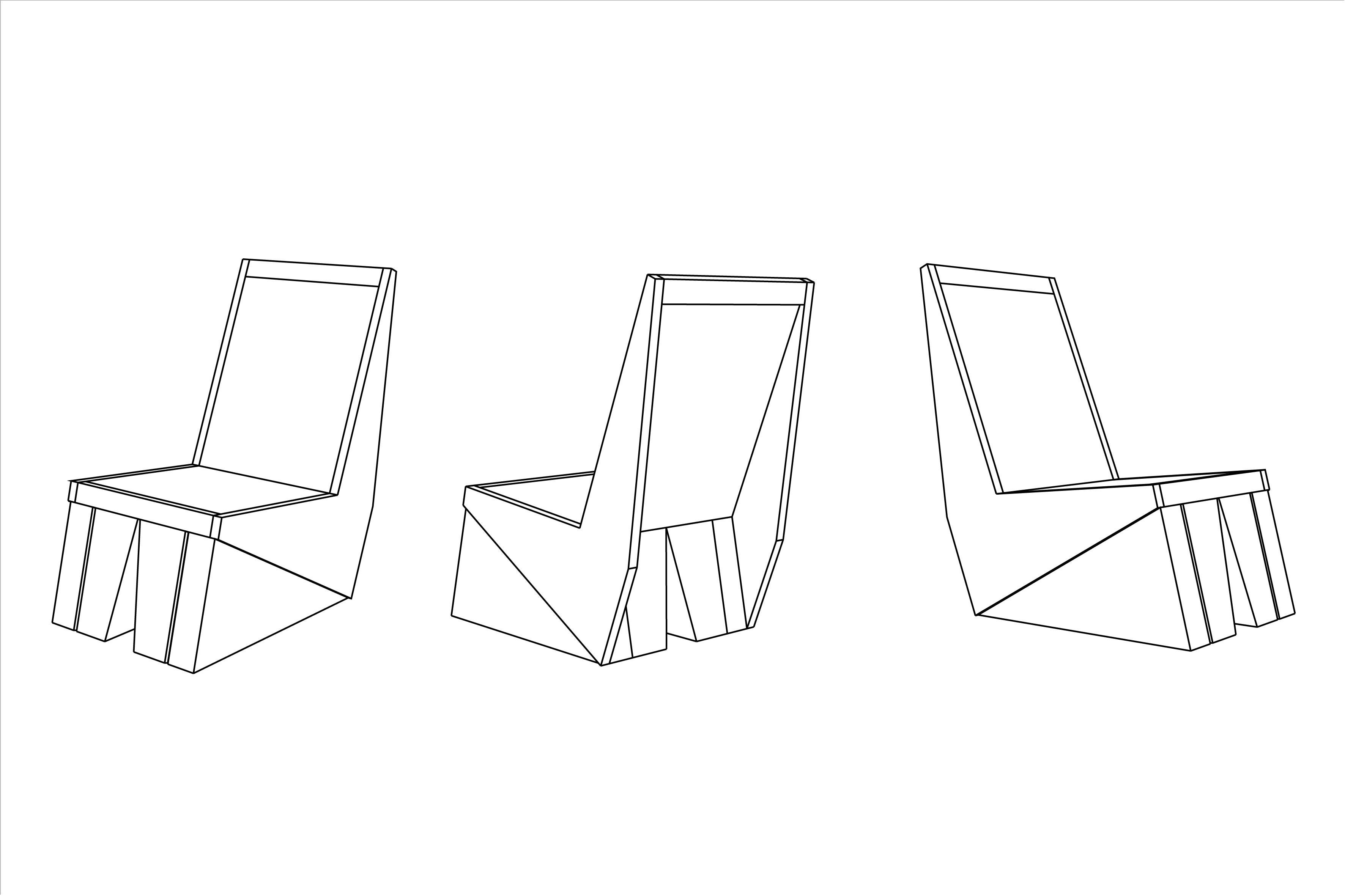 Minimalistischer brutalistischer Loungesessel aus gebranntem Eichenholz, gedeckter C Easy Chair von NONO  (Mexikanisch) im Angebot