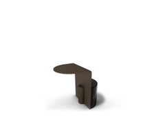 Minimalist Bronze Brutte Side Table by Caffe Latte