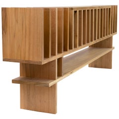 Minimalist Buffet Handcrafted in Brazilian Hardwood, Paralelo