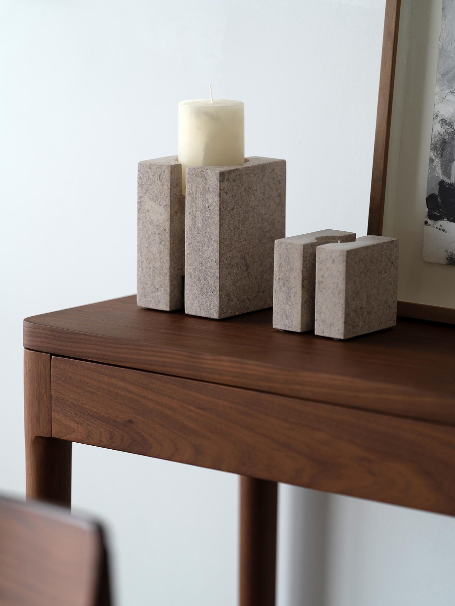 Minimalist Candle Holder - Pillar Candle For Sale 3