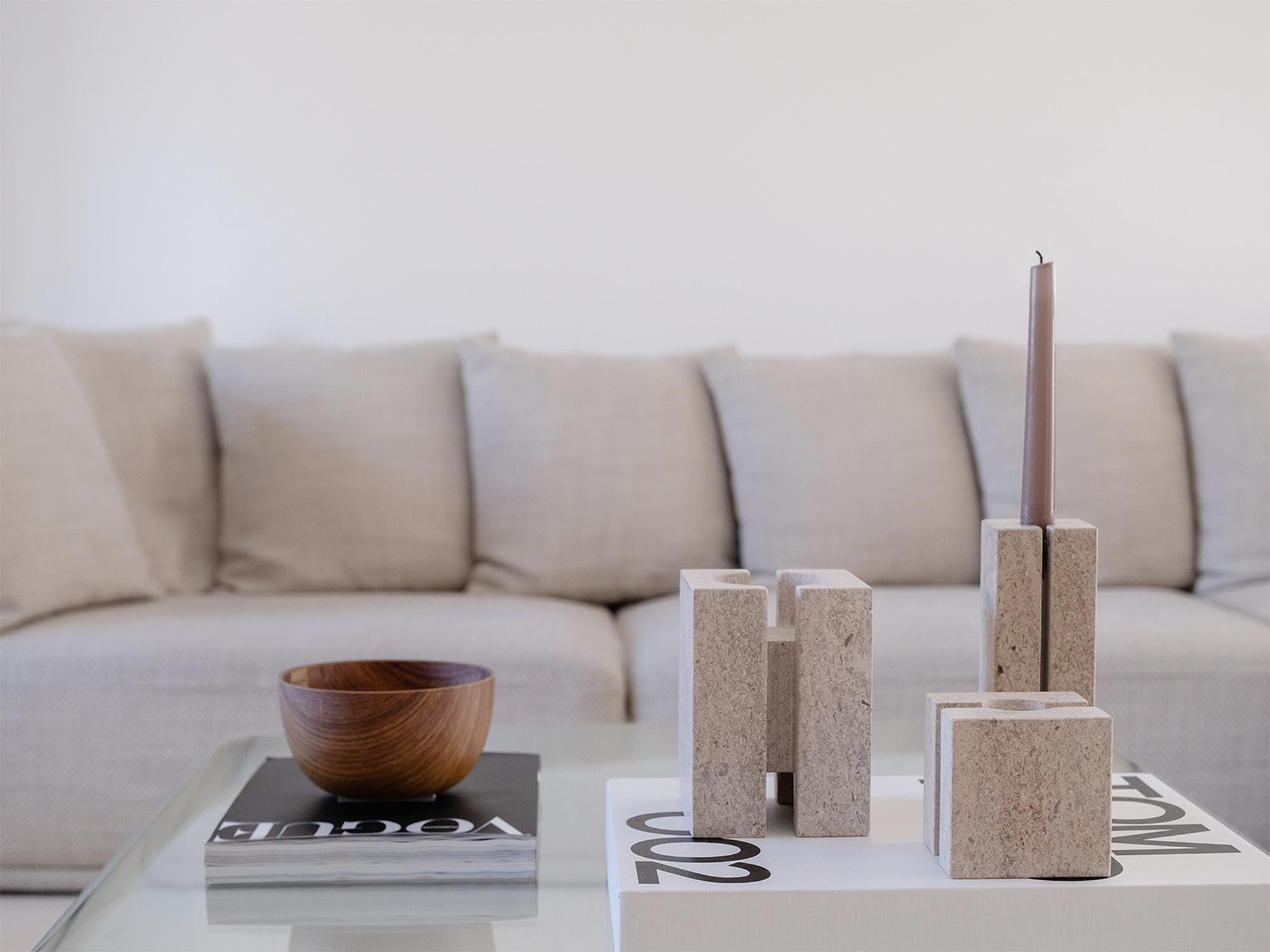 Minimalist Candle Holder - Pillar Candle For Sale 1