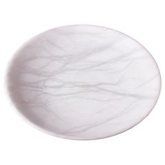Minimalist Carrara Marble Dish or Fruit Bowl