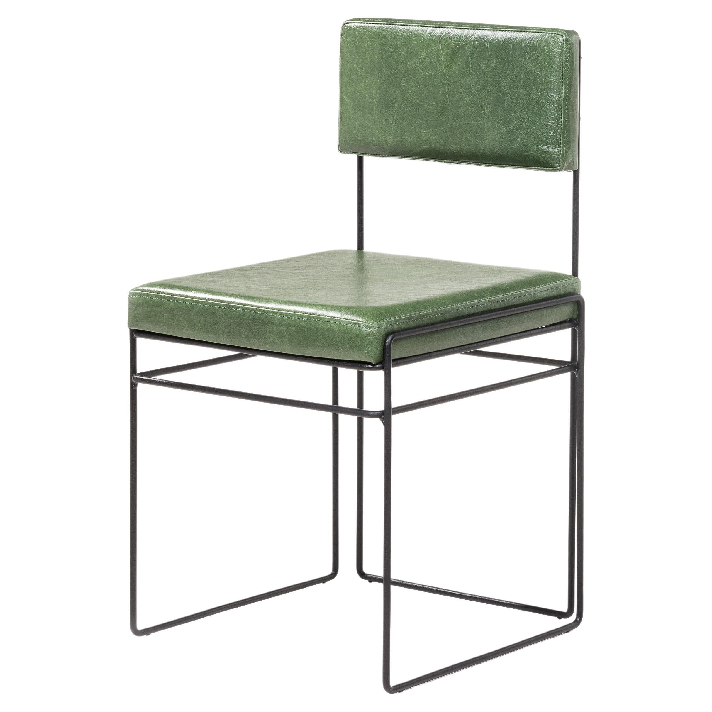 Minimalist "Célia" Chair, Brazilian Contemporary Style, by Danilo Vale