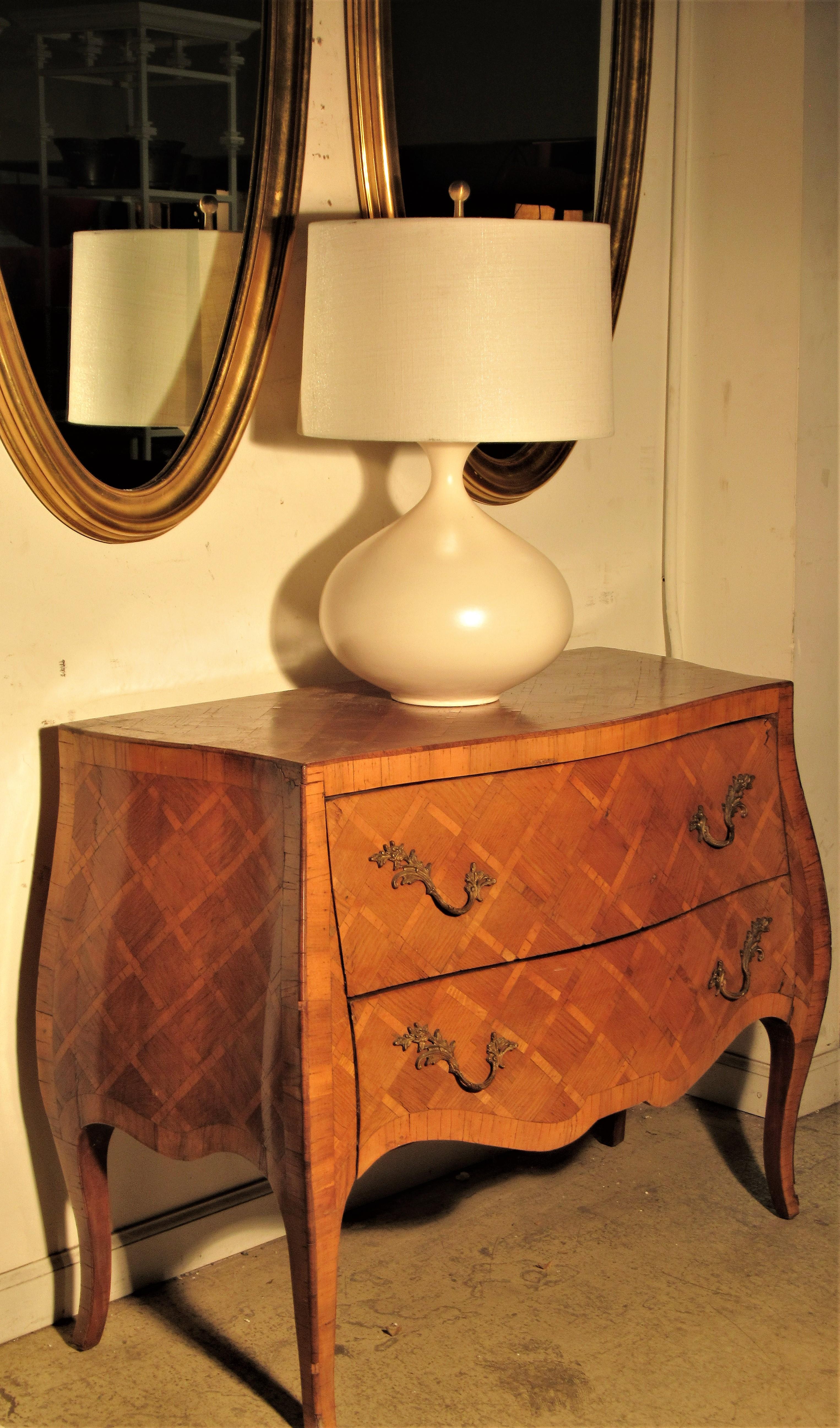 Ceramic Lamp in the Style of Jean Michel Frank  6
