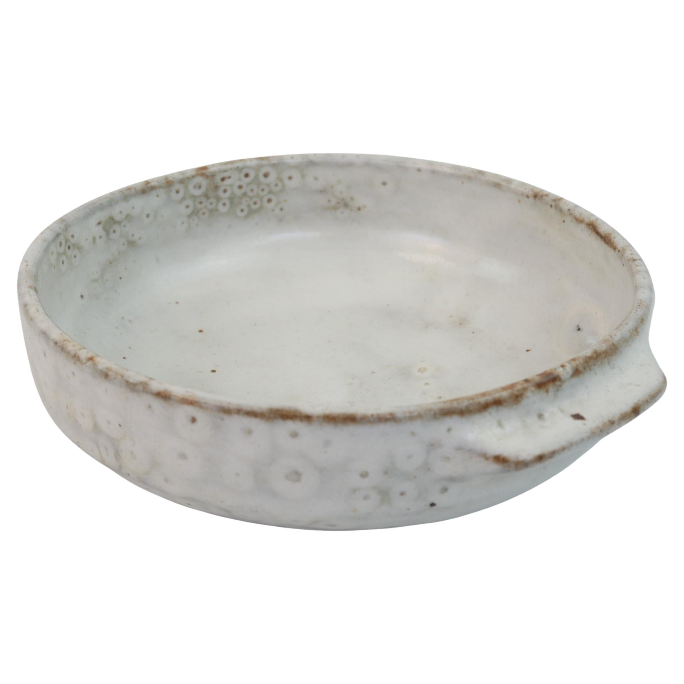 Minimalist ceramic Vide-Poche by Alexandre Kostansda Vallauris Circa 1950