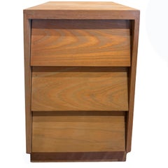 Comodino minimalista in Oak Oak di Russel Wright
