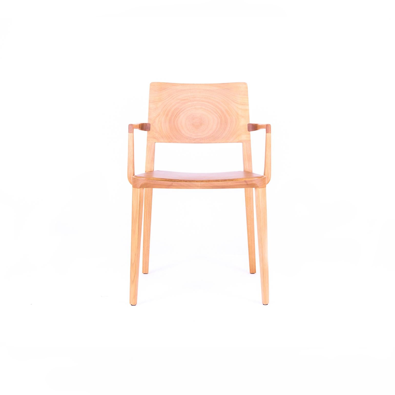Minimalistischer Sessel aus Hartholz (Brasilianisch) im Angebot