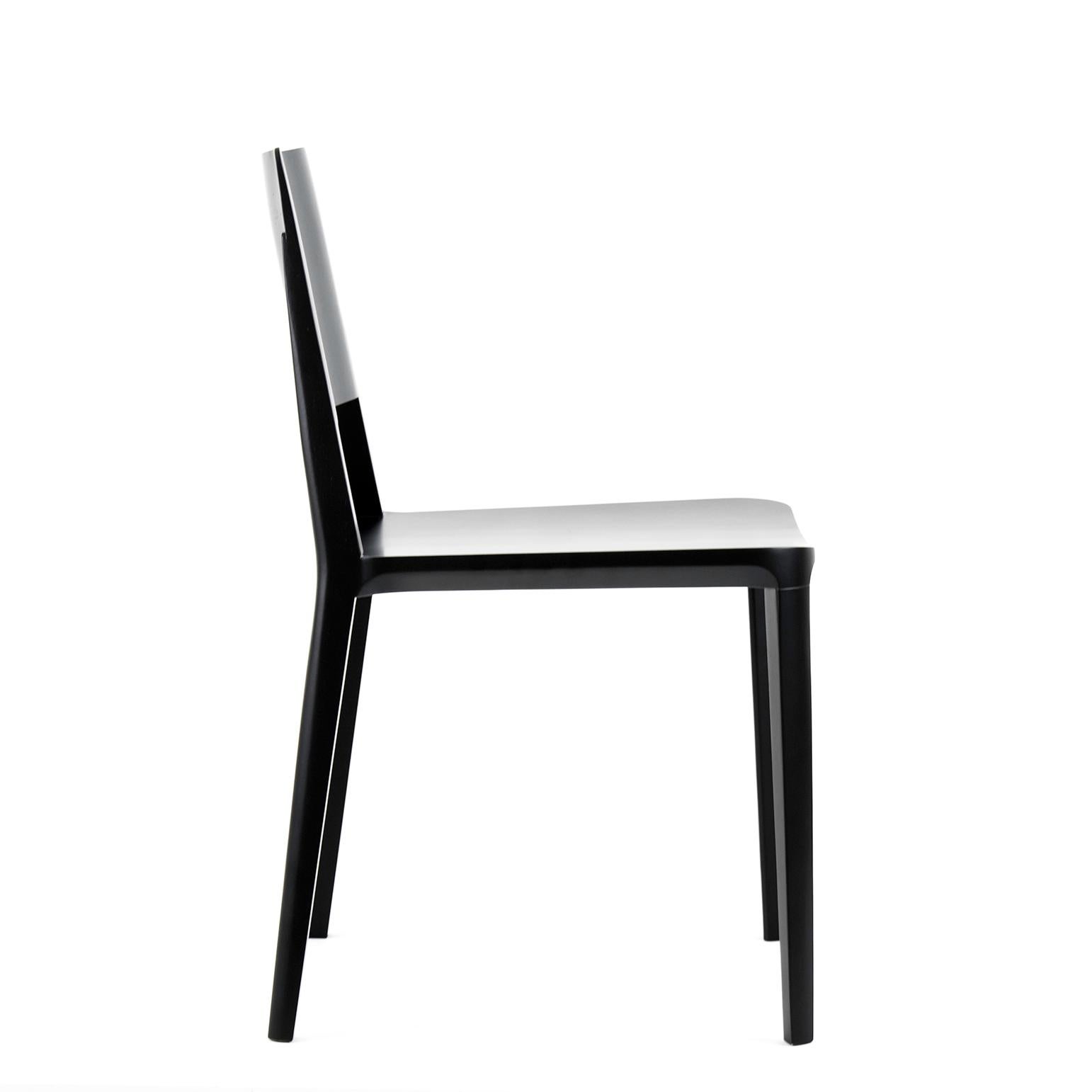 Minimalistischer Stuhl aus Hartholz im Angebot 8