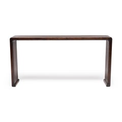 Mesa consola minimalista china con diseño de cinta