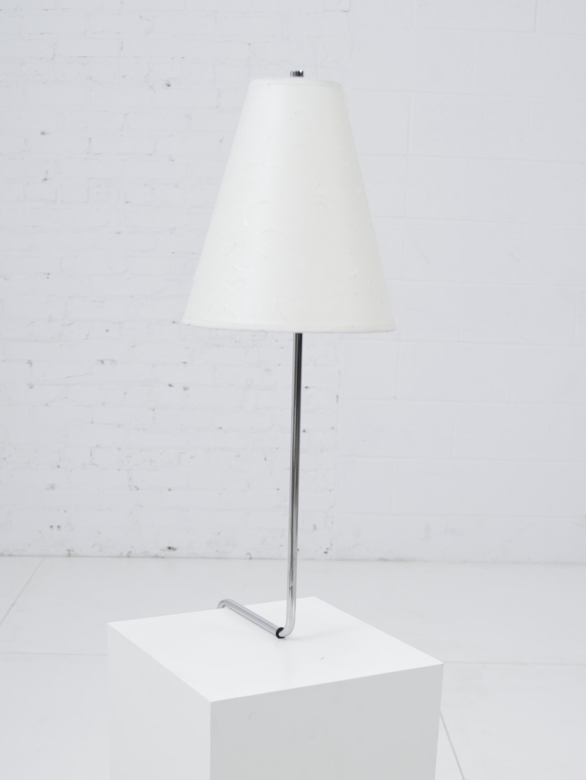 Minimalist Chrome Counterbalance Table Lamps For Sale 2