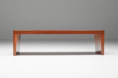 Minimalist Church Bench in Solid Wood, Monumental, Joinery