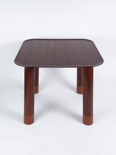 Minimalist Coffee table in sapele wood by Val Khvan