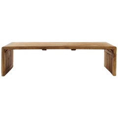 Minimalist Coffee Table Made From Reclaimed Elm