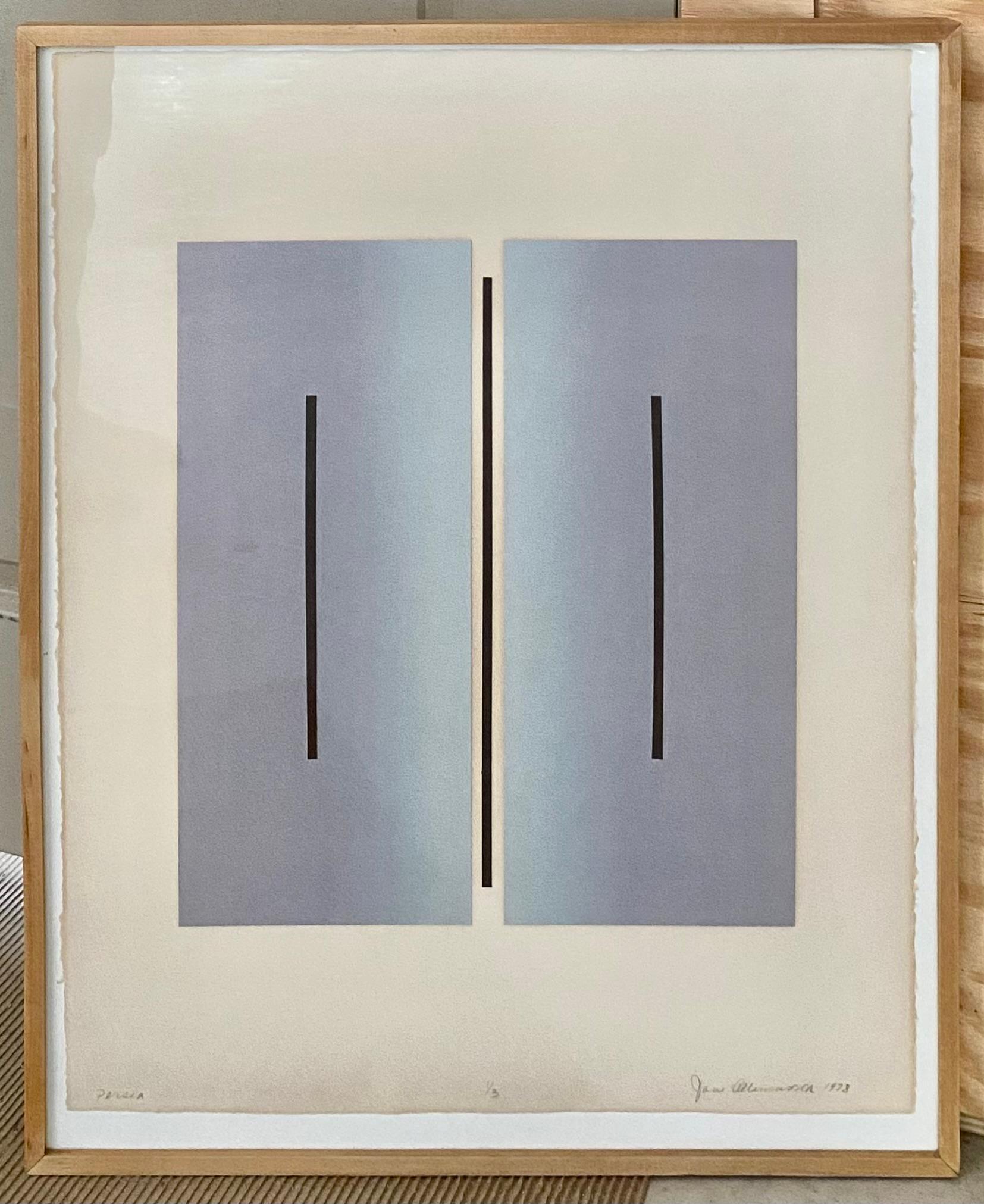 Minimalistische Collage-Malerei von Jane Allensworth (1978) im Angebot 4