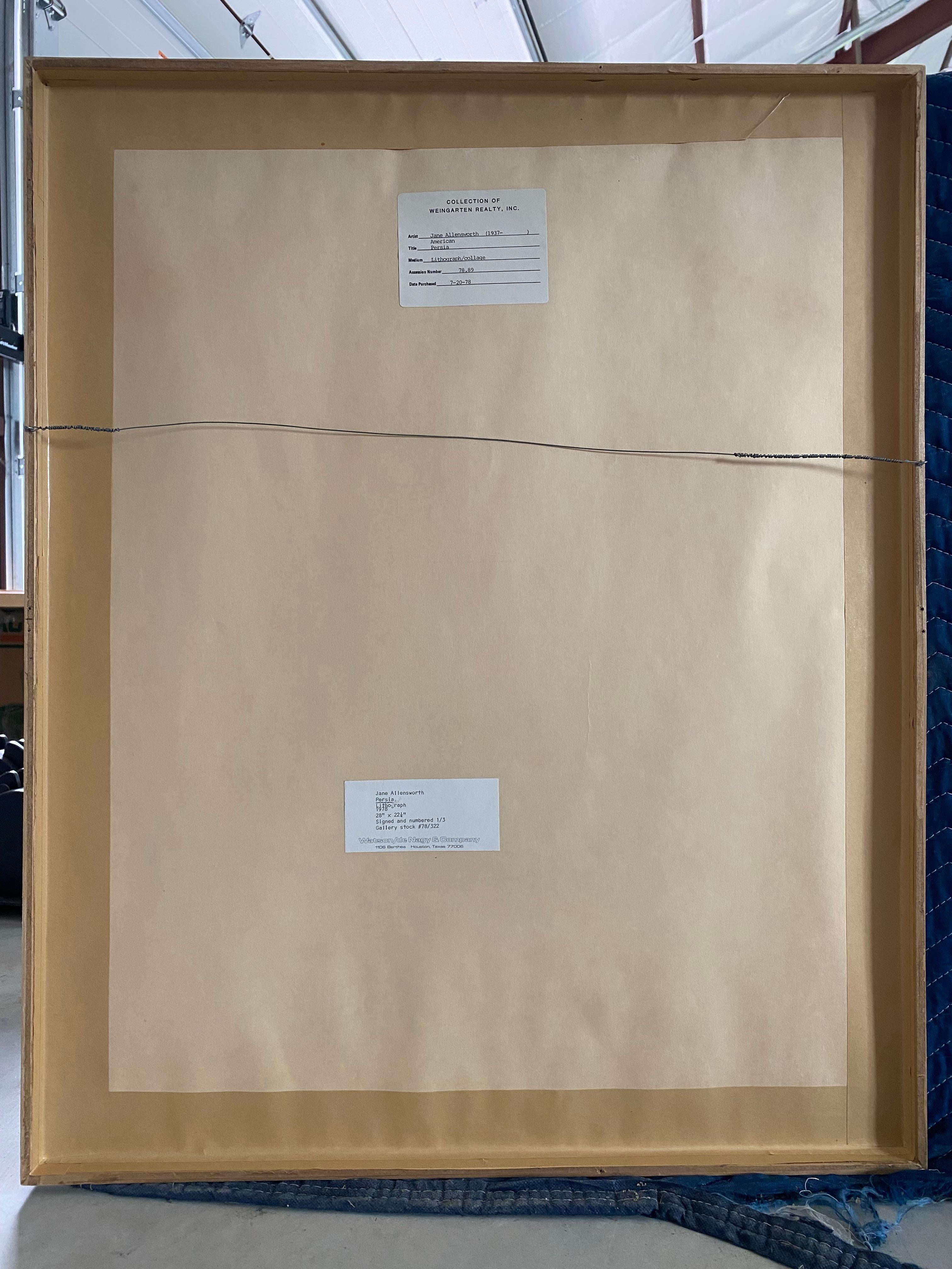 Minimalistische Collage-Malerei von Jane Allensworth (1978) im Angebot 5