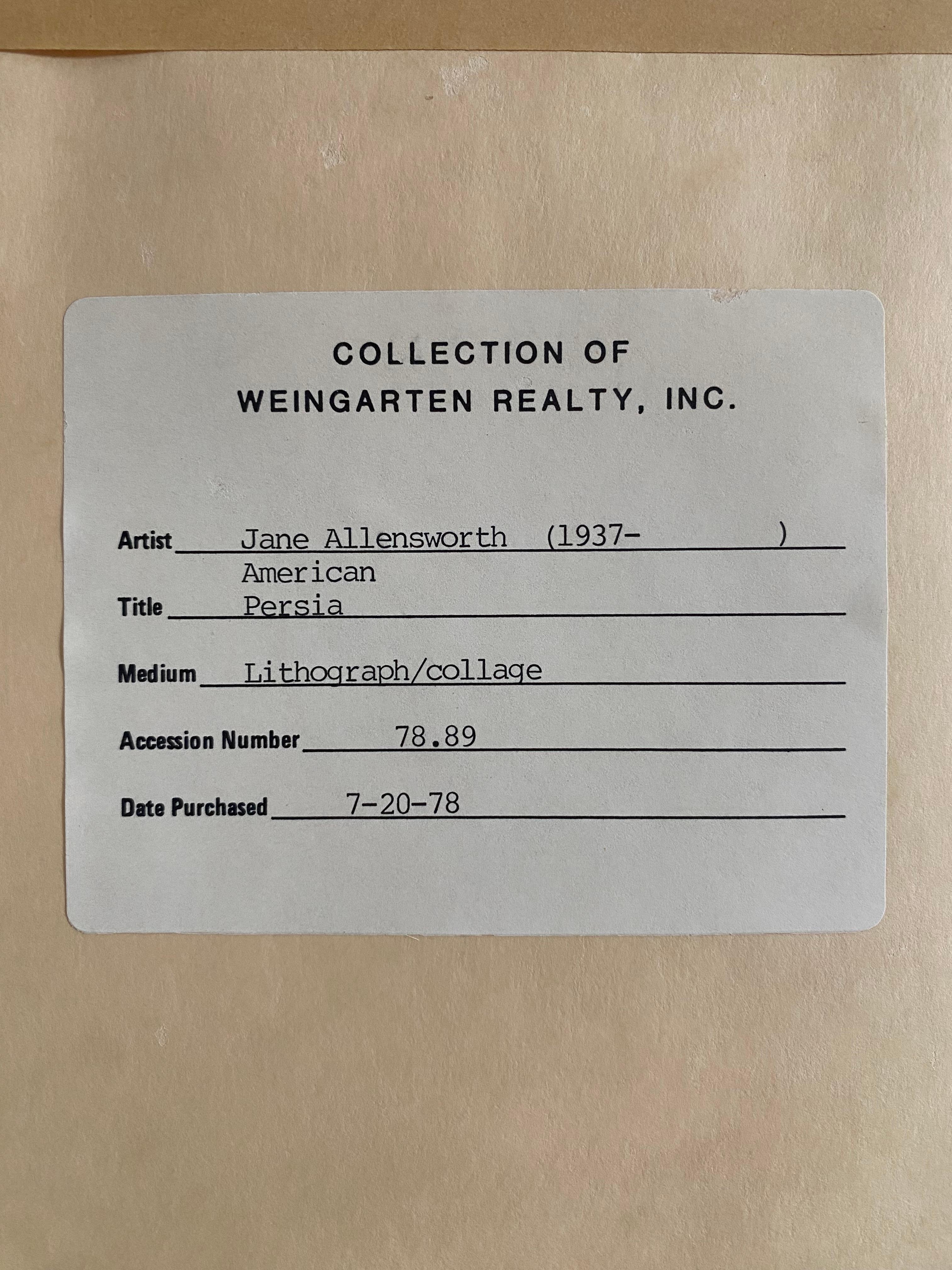 Minimalistische Collage-Malerei von Jane Allensworth (1978) im Angebot 6