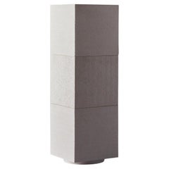 Minimalist concrete column planter, APOLLO III by Sirak (medium height)