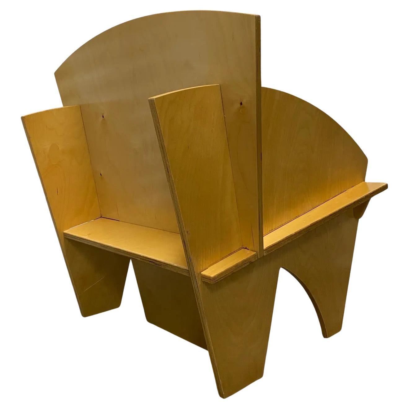 Minimalist Contemporary Plywood Puzzle Chair