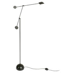 Lampadaire minimaliste Counter Balance Noir 1970