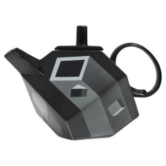 Minimalist 'Cube' Teapot by Rolf Sinnemark for Rörstrand, Sweden 1986