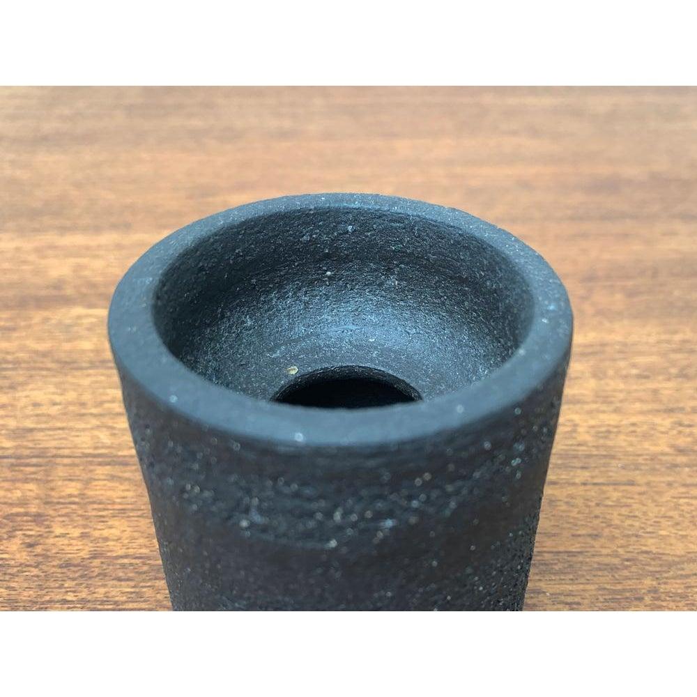 Minimalist Danish Ceramic Candleholder from Lehmann Pottery, 1960s For Sale 6