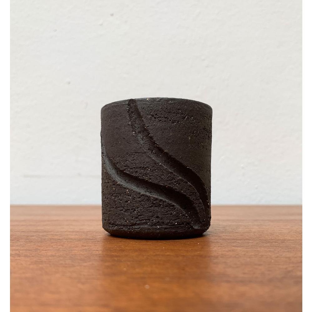 Minimalist Danish Ceramic Candleholder from Lehmann Pottery, 1960s For Sale 2