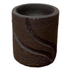Minimalist Danish Ceramic Candleholder from Lehmann Pottery, 1960s