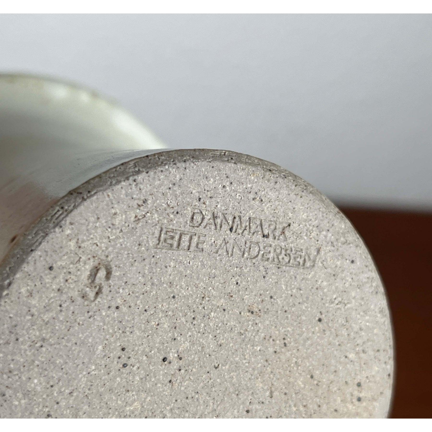 Vase minimaliste en Studio Pottery danois par Jette Andersen Keramik, 1960s en vente 3
