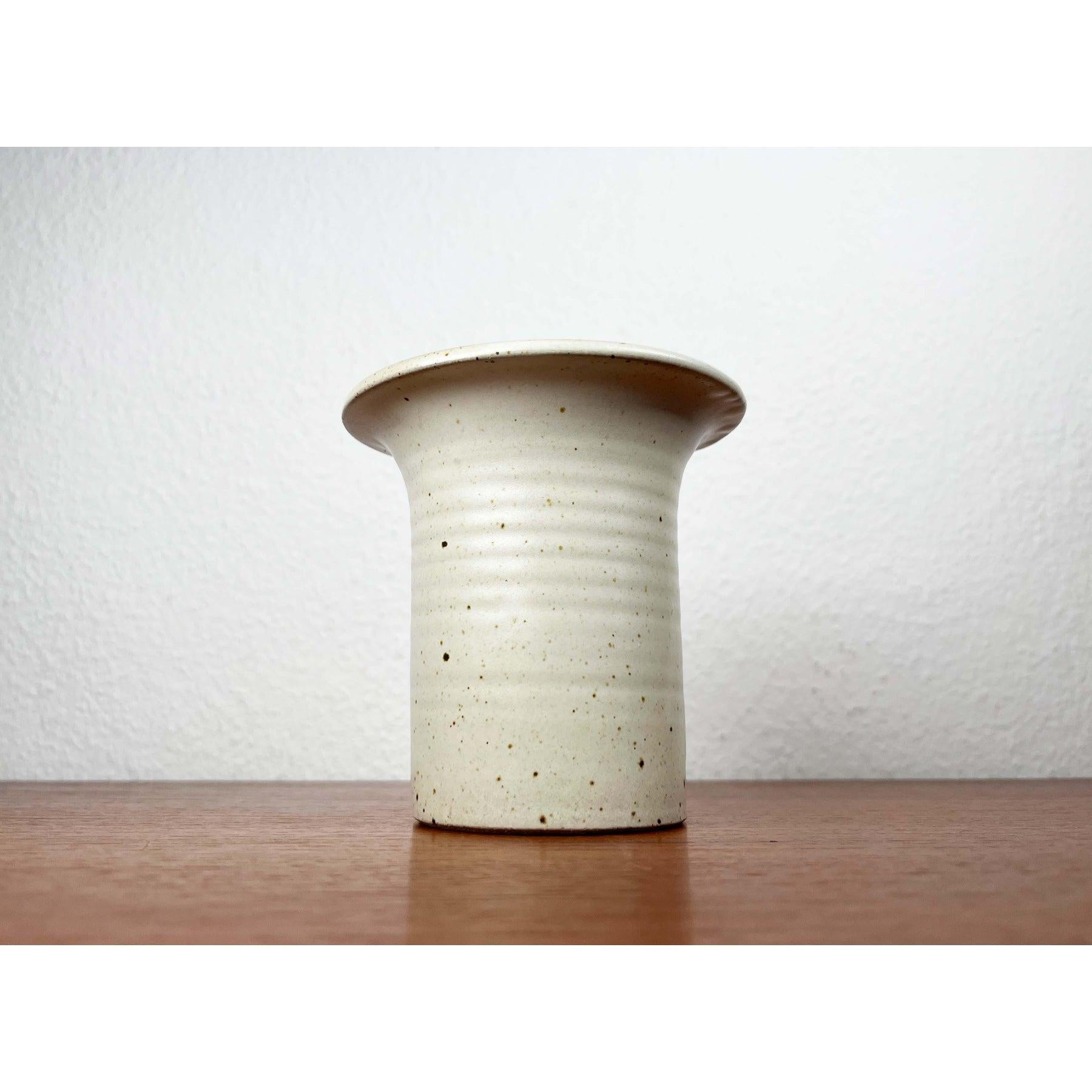 Vase minimaliste en Studio Pottery danois par Jette Andersen Keramik, 1960s en vente 4