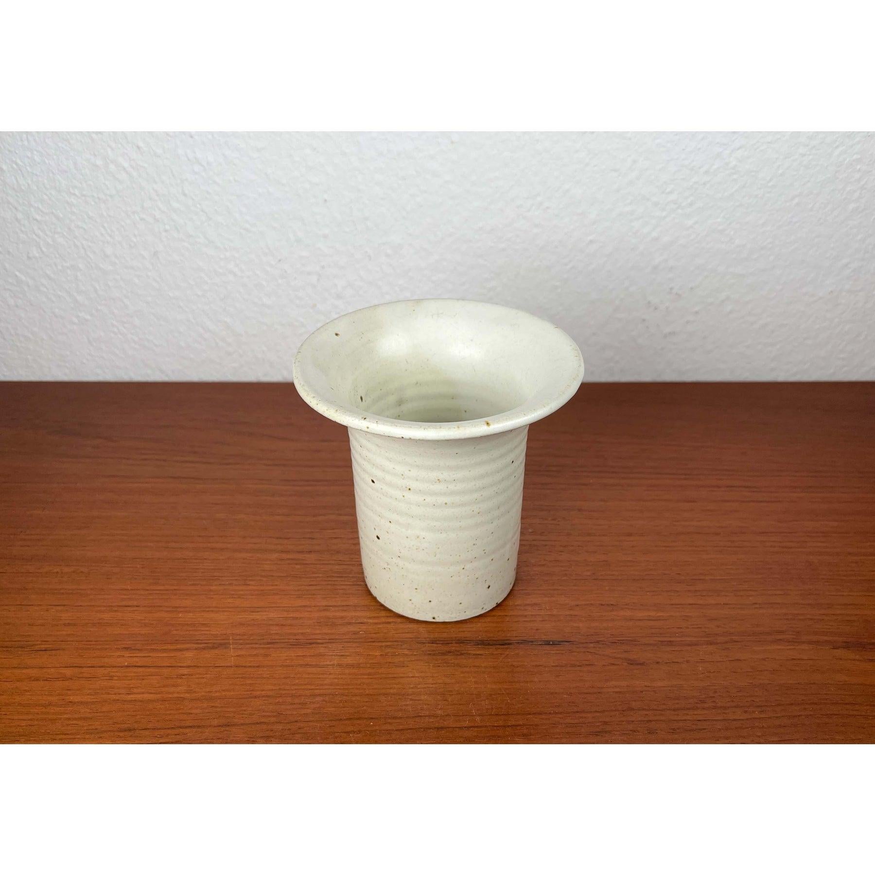 Danois Vase minimaliste en Studio Pottery danois par Jette Andersen Keramik, 1960s en vente