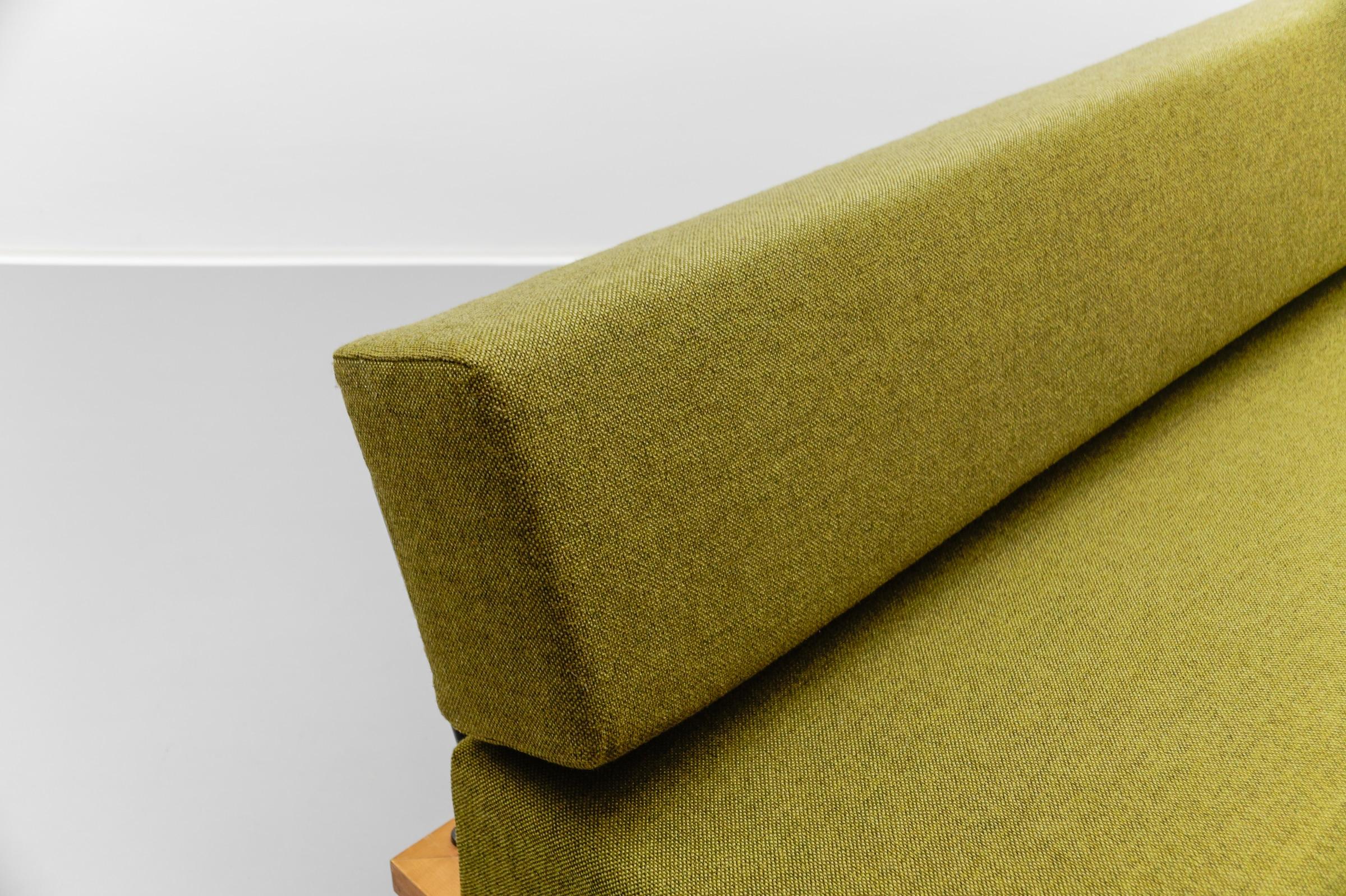 Minimalist daybed by Josef Pentenrieder, convertible sofa for Hans Kaufeld, 1954 5