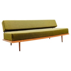 Minimalist daybed by Josef Pentenrieder, convertible sofa for Hans Kaufeld, 1954