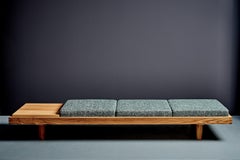 Minimalist Daybed /Sofa/Bench L 09H by Pierre Chapo in Elm, France