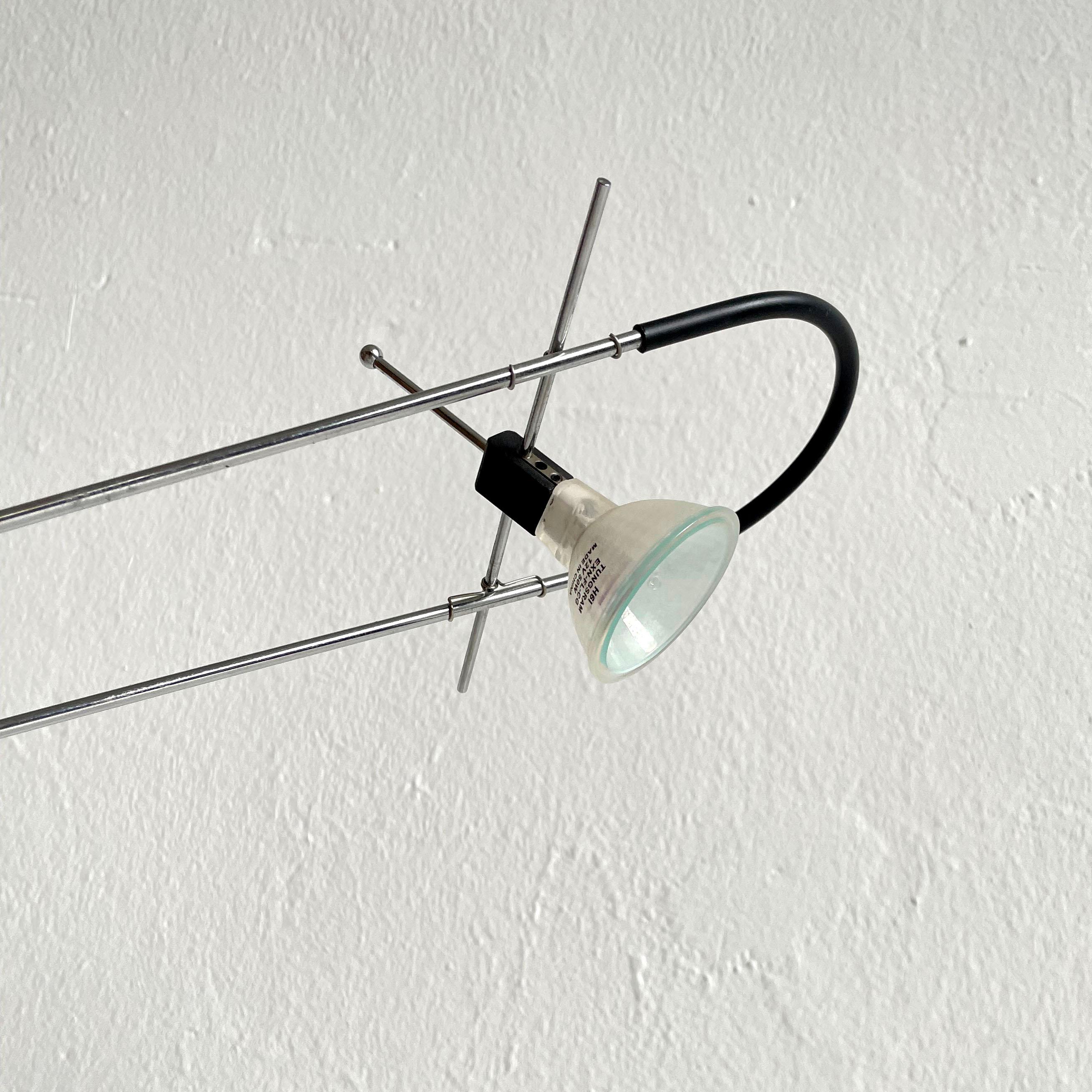 Minimalist Design Halogen Desk Lamp, Writing Desk Lamp, Architect's Lamp, 1990s For Sale 4