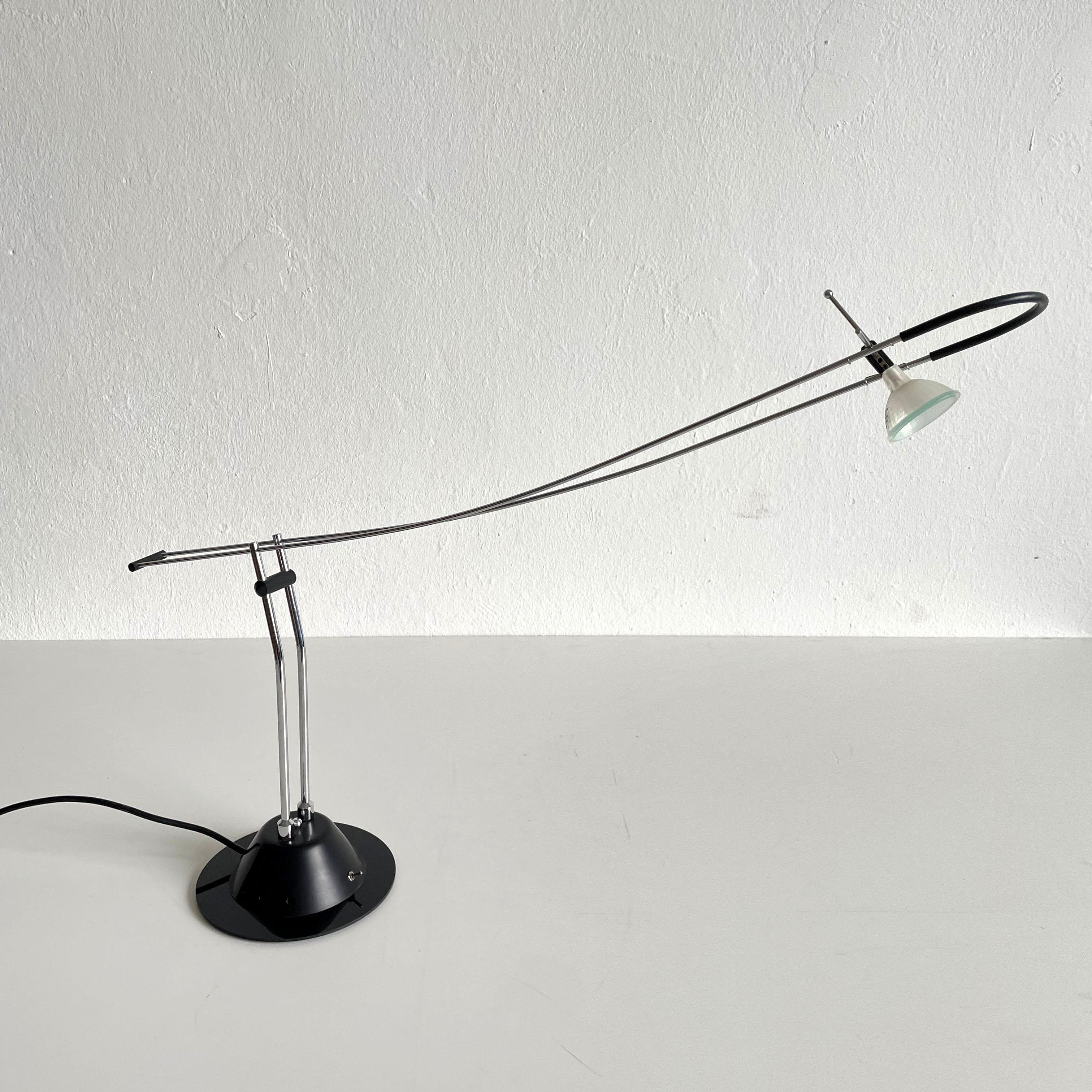 Minimalist Design Halogen Desk Lamp, Writing Desk Lamp, Architect's Lamp, 1990s For Sale at 1stDibs