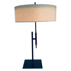 Vintage Minimalist Design Table lamp in the style of Kaiser Idell, Germany 1950
s
