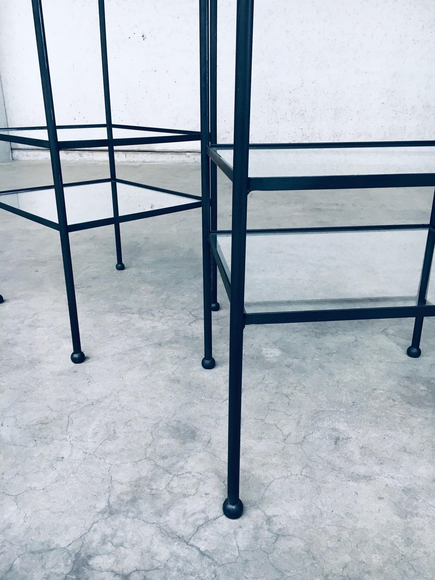 Juego de Mesa Auxiliar Alta de Tres Piezas de Diseño Minimalista, Bélgica Años 60 en venta 7