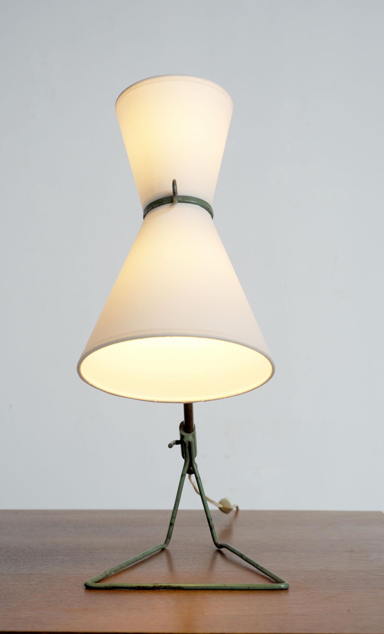 Mid-Century Modern Lampe de bureau minimaliste, France 1950