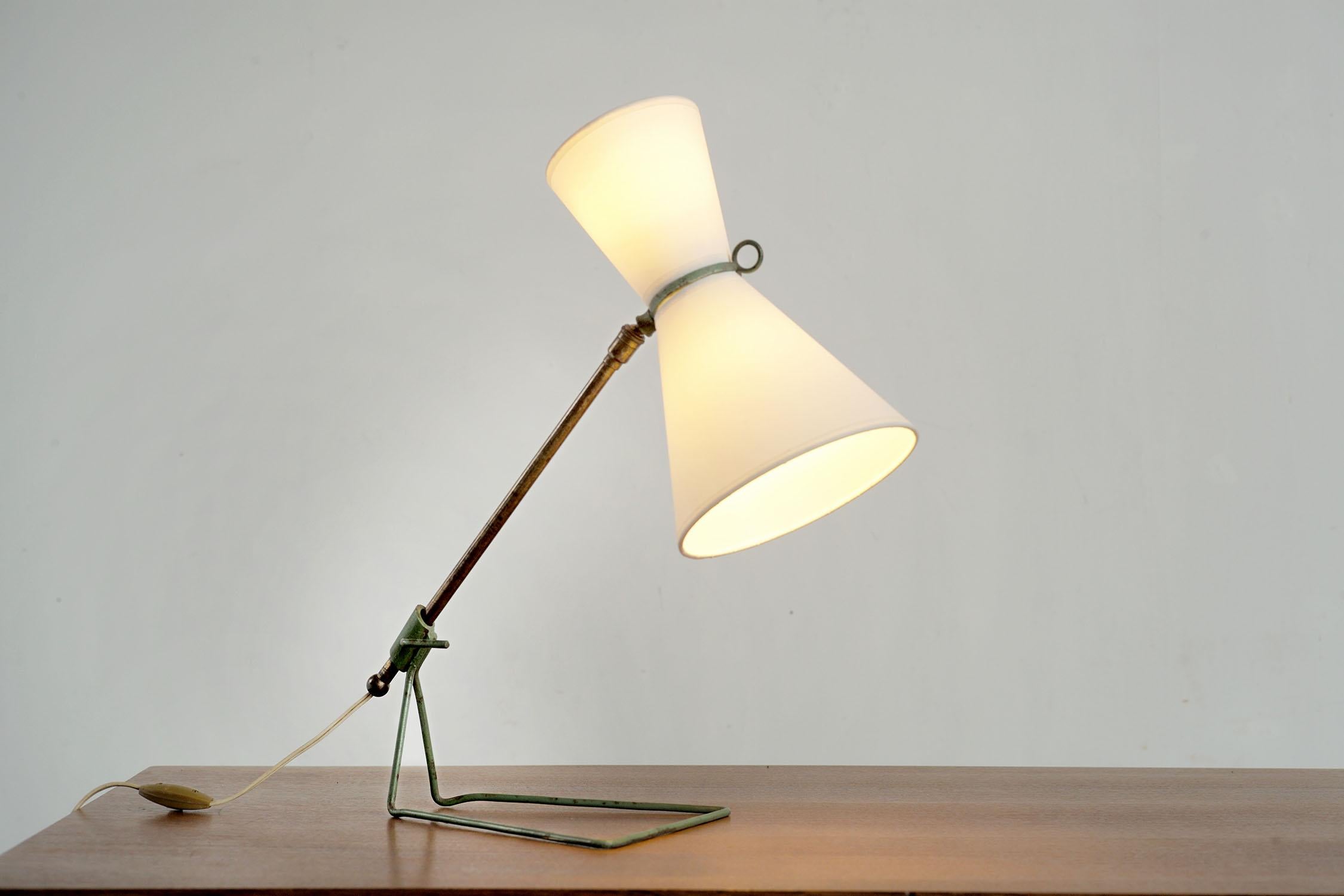Lampe de bureau minimaliste, France 1950 1