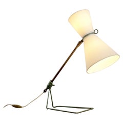 Minimalist desk lamp, France 1950