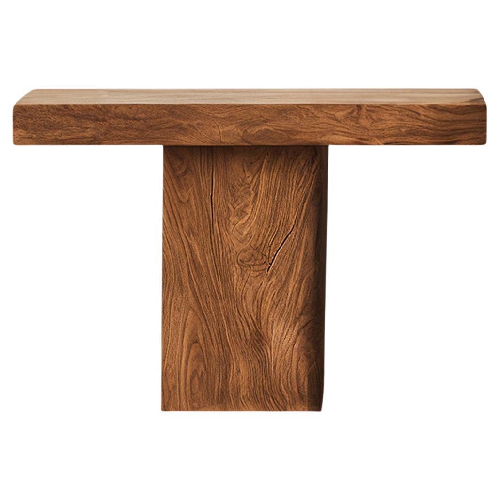 Minimalist Elefante Console 13, NONO Signature Oak, Balanced Structure For Sale