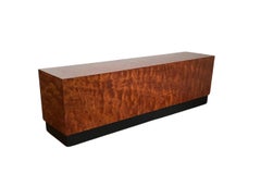 Minimalist Floating Platform Bench or Coffee Table, Newly Restored