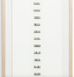 Minimalistisches gerahmtes Wandgemälde aus marmorierter Keramik, Bae Sejin