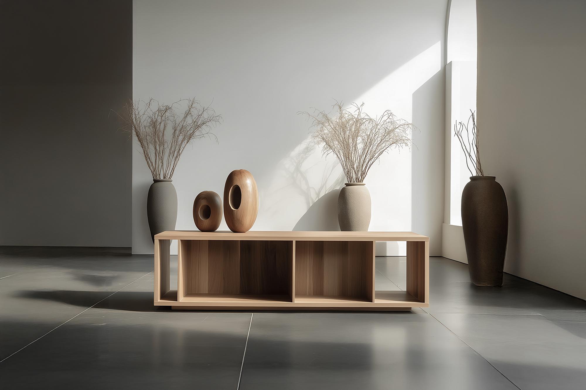 Minimalistisches geometrisches Sideboard, Sereno No23 Design von Joel Escalona (Moderne der Mitte des Jahrhunderts) im Angebot