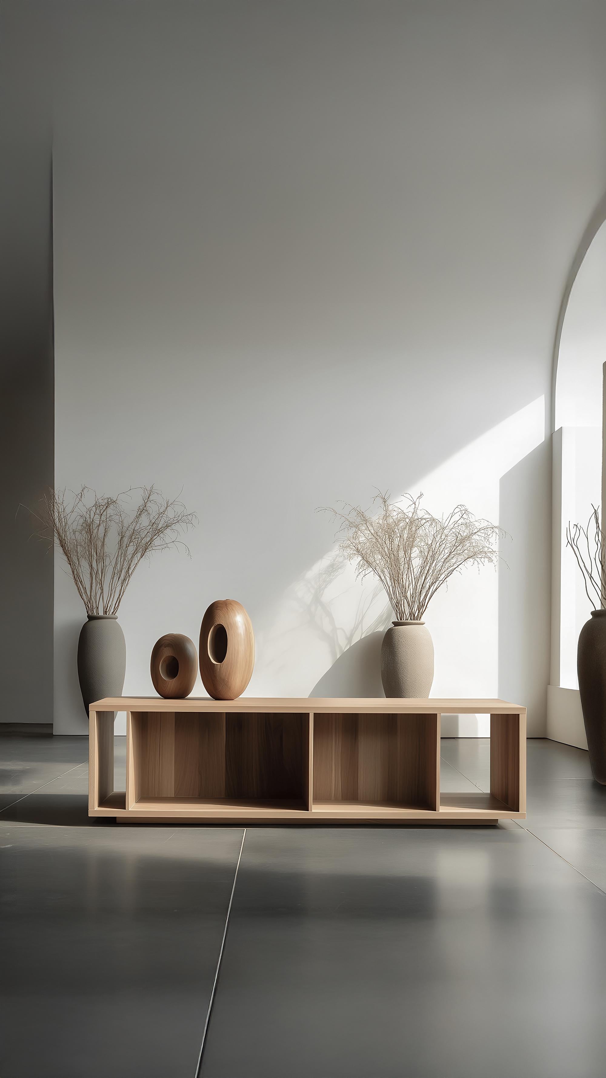 Minimalistisches geometrisches Sideboard, Sereno No23 Design von Joel Escalona (Mexikanisch) im Angebot