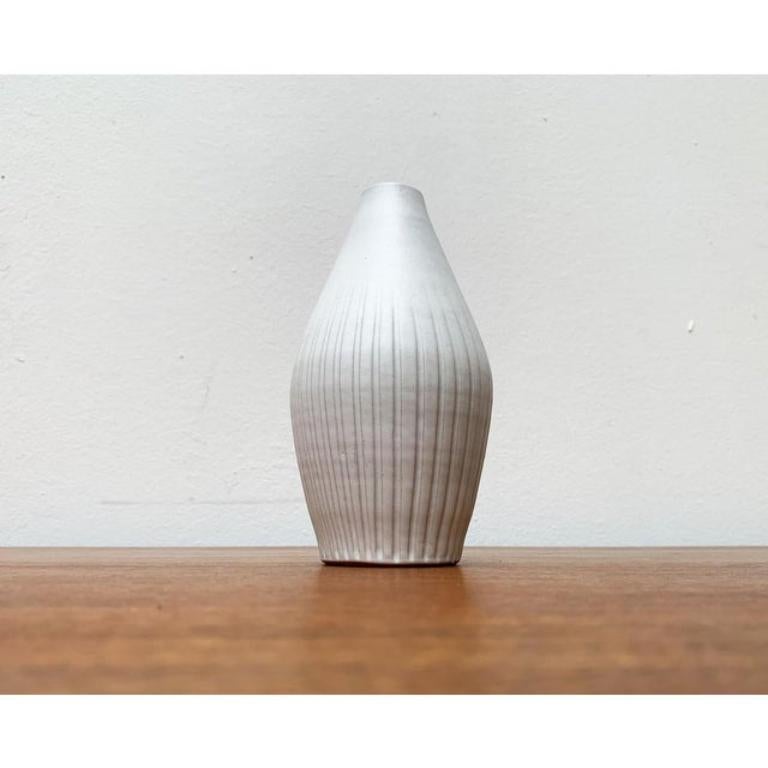 Ceramic Minimalist German GDR Vase by Erhard Goschala, 1960s For Sale