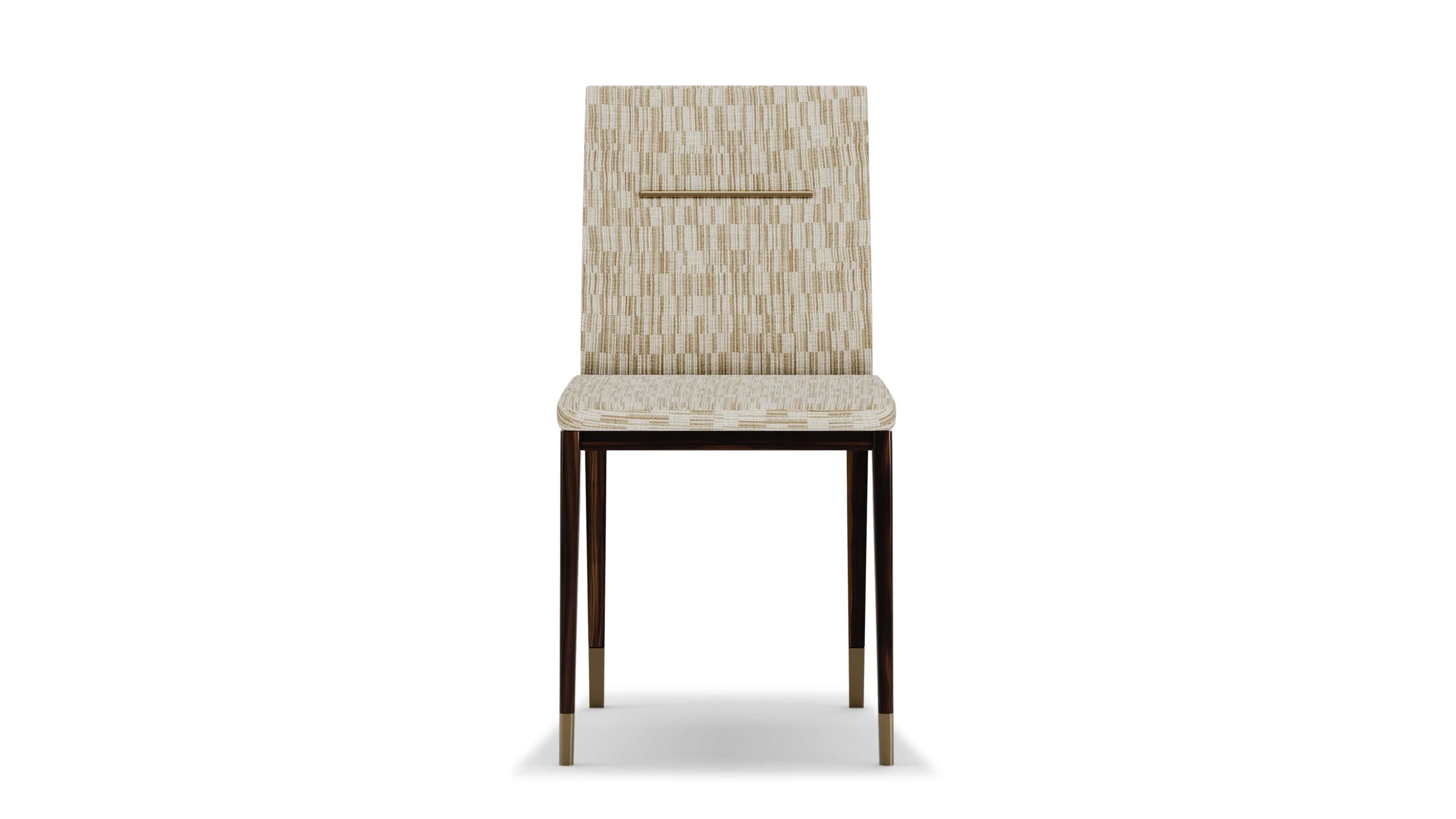 Silla Minimalista Halston de Madera de Louro Negra - Versión Sin Brazos Portugués en venta